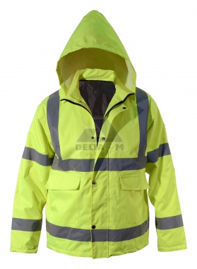 Bunda reflexní s kapucí SAFETY - XL