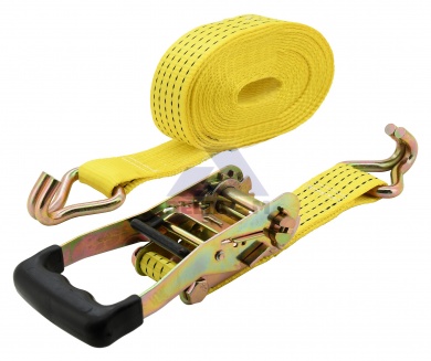 Popruh s ráčnou a háky - 8m / 50mm - 2500daN TÜV/GS