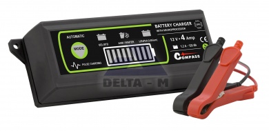 Nabíječka mikroprocesor 4Amp - 12V PB/GEL/AGM/LiFePO4