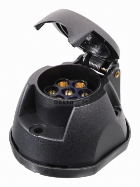 Zásuvka tažného zařízení 7 polů s těsněním