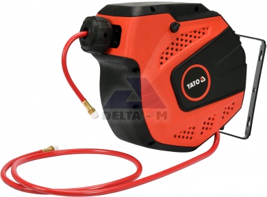 Naviják se vzduchovou hadicí - 6,5mm/14m - PVC