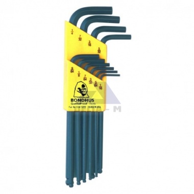 Klíče imbus sada 10ks - 1/16"-1/4" s kuličkou - BLX 10