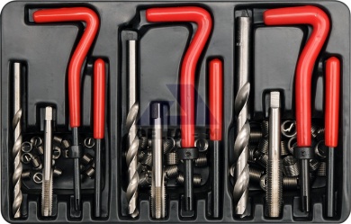 Sada na opravu závitů M6-M10 - 88ks Sada na opravu závitů M6-M10 - 88ks