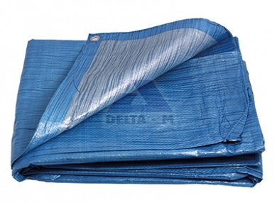 Plachta 4x6m KLASIK modro-stříbrná (70g)