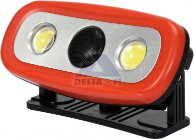 Lampa pracovní s reproduktorem 2x15W - IP44