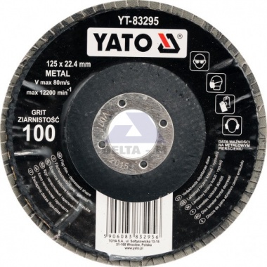 Kotouč lamelový 125mm P80 - vypouklý