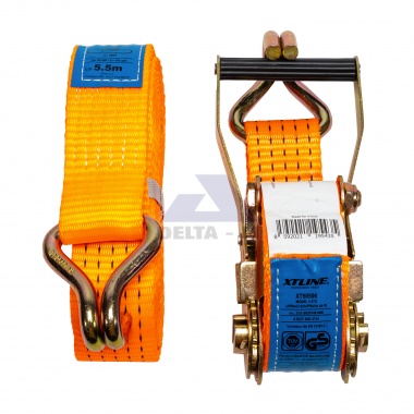 Popruh s ráčnou a háky - 10m / 50mm - 2500/5000daN