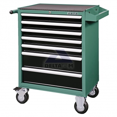 Vozík montážní na nářadí - kovový - 677x459x1000mm - prázdný