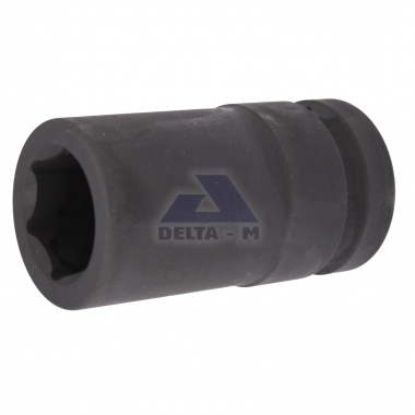 Hlavice rázová 3/4" - 34mm černá prodloužená IMPACT