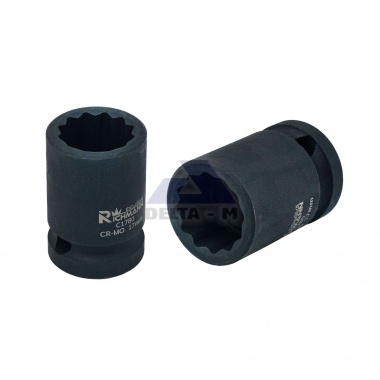 Hlavice rázová 1/2" - 10mm černá IMPACT - dvanáctihranná