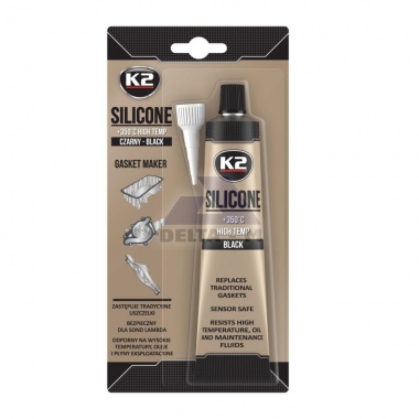 Silikon K2 pro utěsnění části motoru - černý 85g