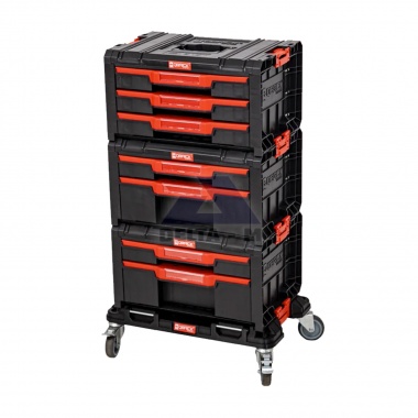 Kufr plastový na kolech - SET 1 Workshop - QBRICK PRO - 525x345x885mm