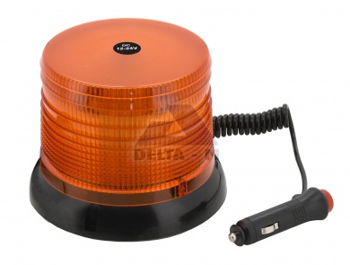 Maják oranžový 40LED 12/24V s magnetem