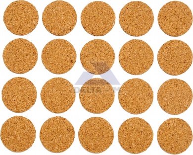 Podložka samolepící korek - průměr 20mm - 20ks Podložka samolepící korek - průměr 20mm - 20ks