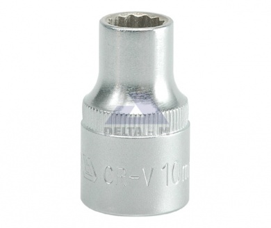 Hlavice 1/2" - 10mm CrV - dvanáctihranná