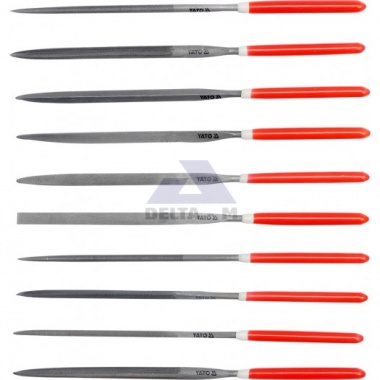Pilníky jehlové sada 10ks - 180mm