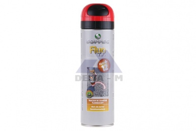 Sprej fluorescenční FLUO 12M červený 500ml