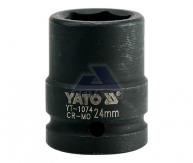 Hlavice rázová 3/4" - 24mm černá IMPACT