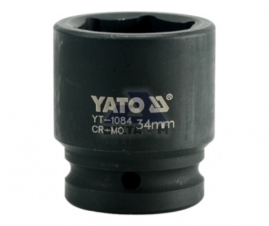 Hlavice rázová 3/4" - 34mm černá IMPACT