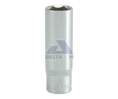 Hlavice 1/2" - 18mm CrV - prodloužená 76mm