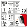 Vrtačka s příklepem - 1050W - 2 rychlosti
