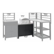 Modul TORINO 2 - skříňka pod gril - pro venkovní kuchyň - 80x47x69cm