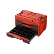 Kufr plastový s organizérem - Drawer 3 ToolBox 2.0 - QBRICK ONE Red Ultra HD - 587x380x340mm