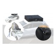 Střešní stan CARPATI pro 2-3 osoby - 240x140x130cm - PU2500mm