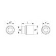 Hlavice 1/2" - 19mm CrV