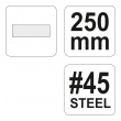 Rašple plochá 250mm #45