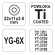 Náhradní kolečko - 22x11x2mm pro řezačky YT-3704 - 3708