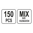 Sada nýtovacích matic - Fe - M3-M10 - 150ks