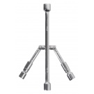 Klíč na kola křížový - 17-19-21-23 - skládací TÜV/GS