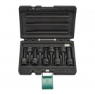 Hlavice rázové sada 1/2" černé 9ks TORX IMPACT