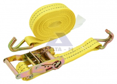 Popruh s ráčnou a háky - 5m / 38mm - 1000daN TÜV/GS
