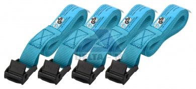 Popruh upínací - 2m / 18mm - TÜV BLUE WAY - 4ks