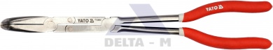 Kleště půlkulaté vyhnuté 330mm 90°