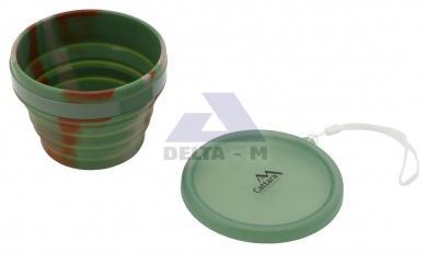Silikonová skládací miska ARMY 550ml