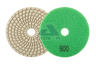 Kotouč diamantový leštící 100mm P800 - suchý zip