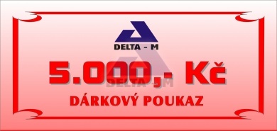 Dárkový poukaz 5000 Kč