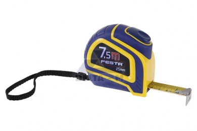 7,5-metr svinovací 25mm pogumovaný + nylon