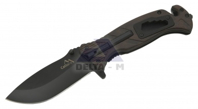 Nůž zavírací BLACK BLADE - 21cm + pojistka