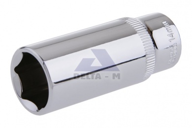 Hlavice 1/4" 14mm prodloužená 50mm CrV