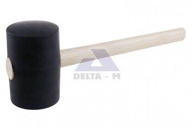 Palice gumová 90mm - 1300g - dřevěná rukojeť