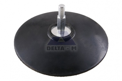 Kotouč gumový 125mm suchý zip (stopka)