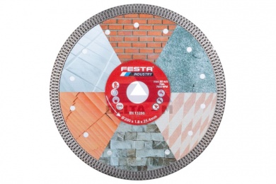 Kotouč diamantový 200mm plný INDUSTRY