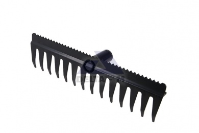 Hrábě plastové 41cm 14zubů s hranou