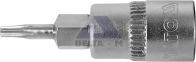 Hlavice 1/4" Torx T8 37mm