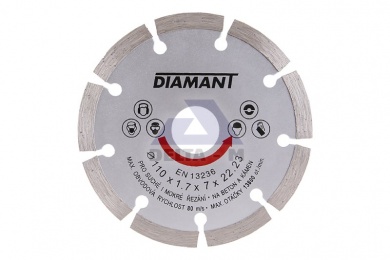 Kotouč diamantový 110mm segment DIA