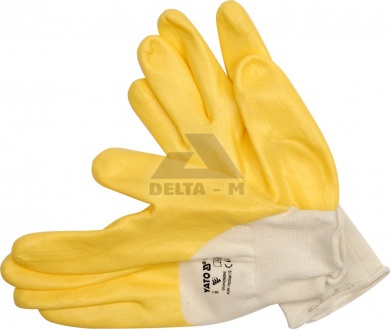 Rukavice pracovní NYLON/NITRIL - 9"